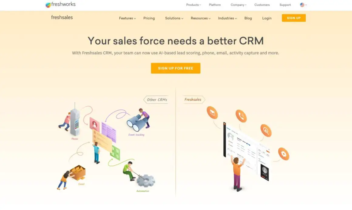 Freshsales CRM Software- Tosinajy