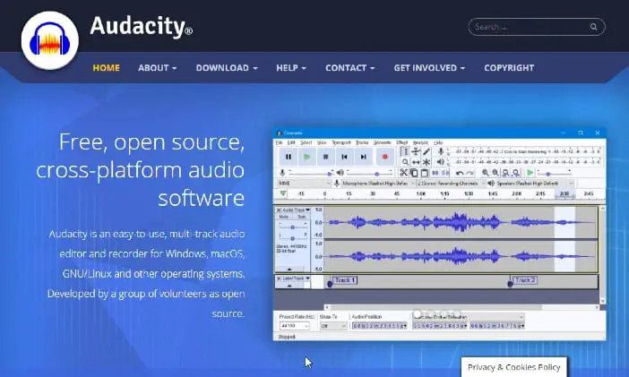 Audacity - Best Audio Editing Software
