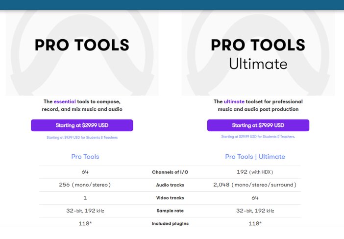 Avid Pro Tools Pricing Tosinajy