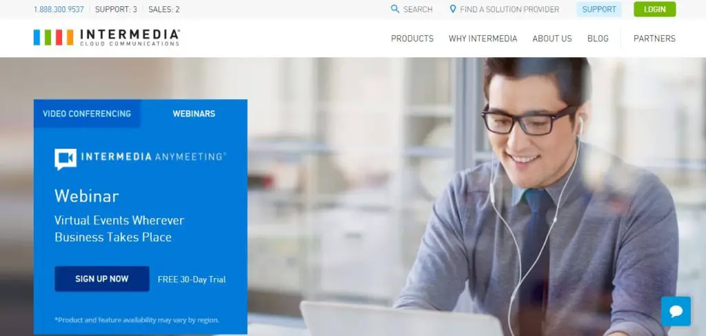 Intermedia AnyMeeting - best video conferencing software