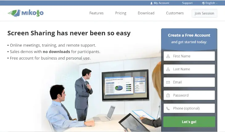 Mikogo - Best Screen Sharing Software
