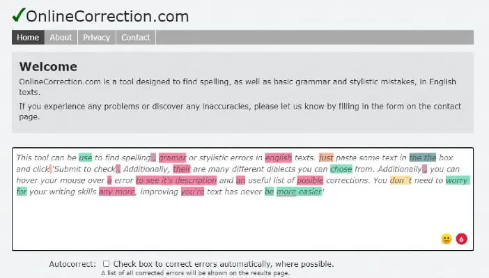 OnlineCorrection - Best Grammar Checkers