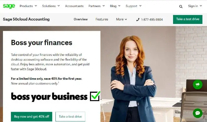 Sage 50cloud accounting software