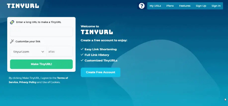 TinyURL - Best URL link shortener
