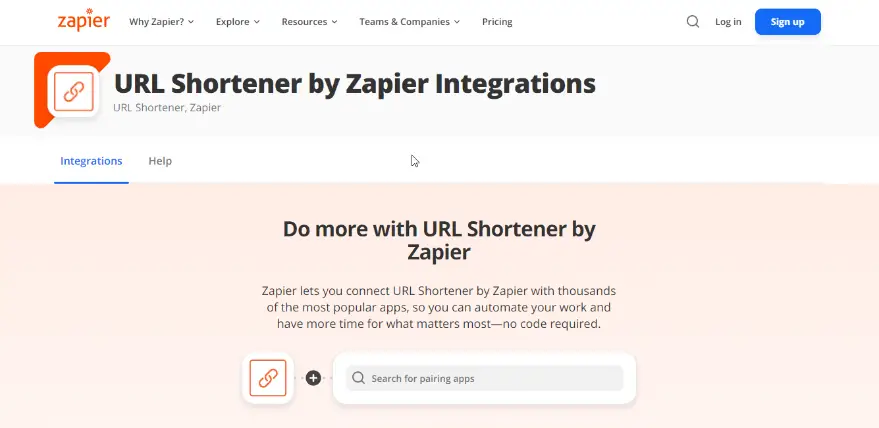 URL Shortener by Zapier