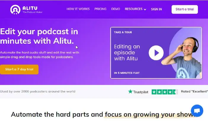 Alitu best podcast software