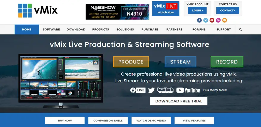 vMix - Best Streaming Software