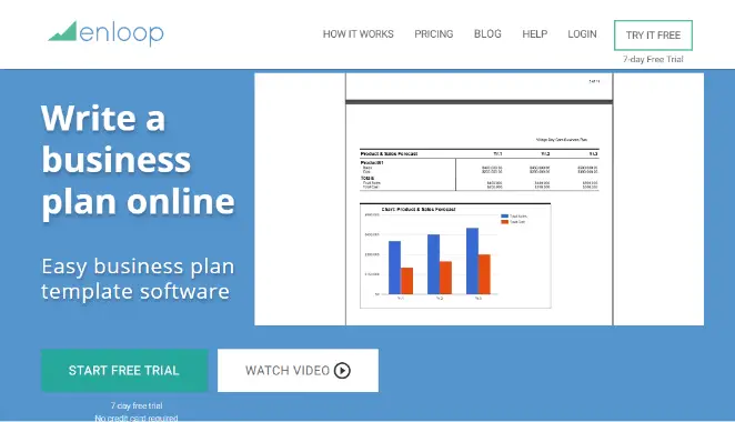 Enloop - Best Business Plan Software