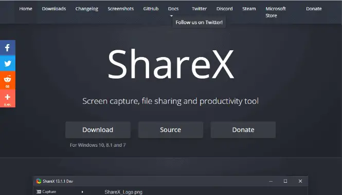 ShareX - Best Free Screen Recording Software