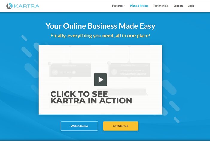 Kartra Homepage Tosinajy