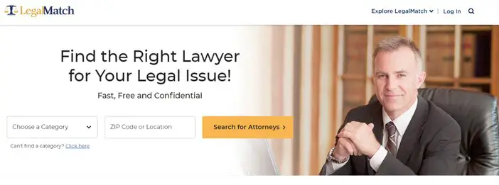LegalMatch homepage tosinajy