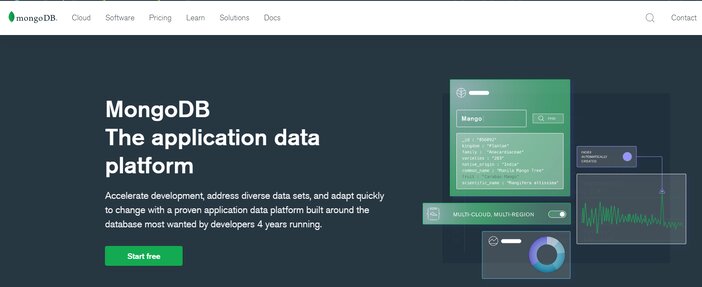 MongoDB homepage tosinajy