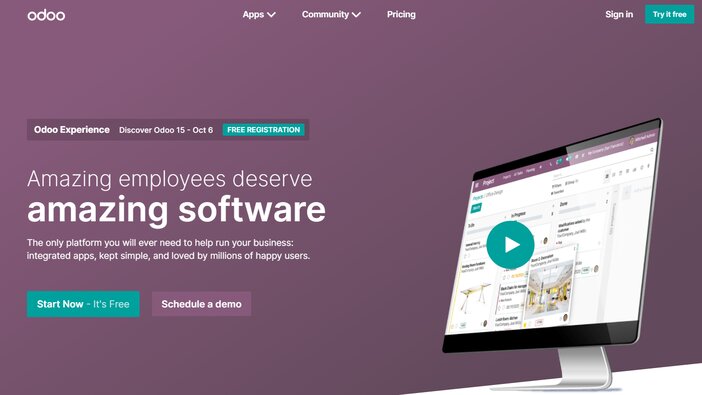 Odoo Homepage Tosinajy