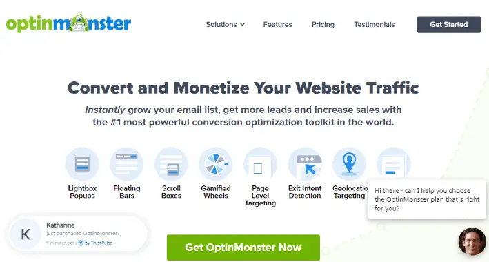 OptinMoster - Best Lead Generation Software