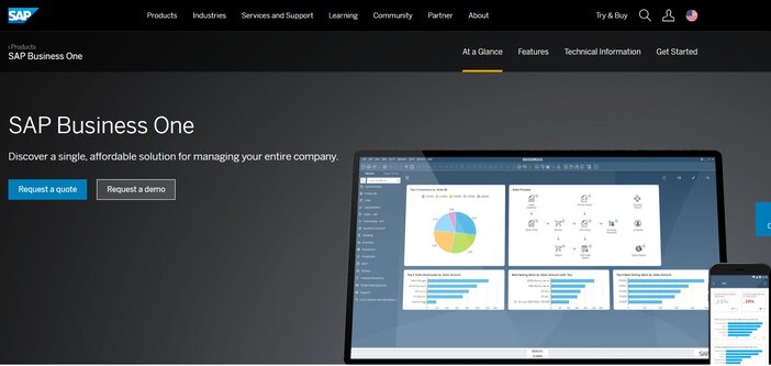SAP Business One Homepage Tosinajy