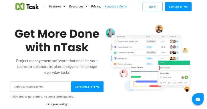 nTask - Best Business Plan Software