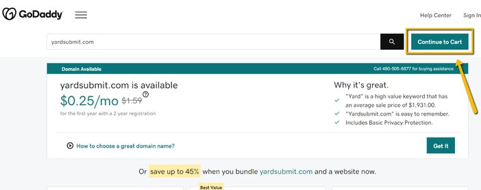 Adding Domain Name To Cart in GoDaddy Tosinajy