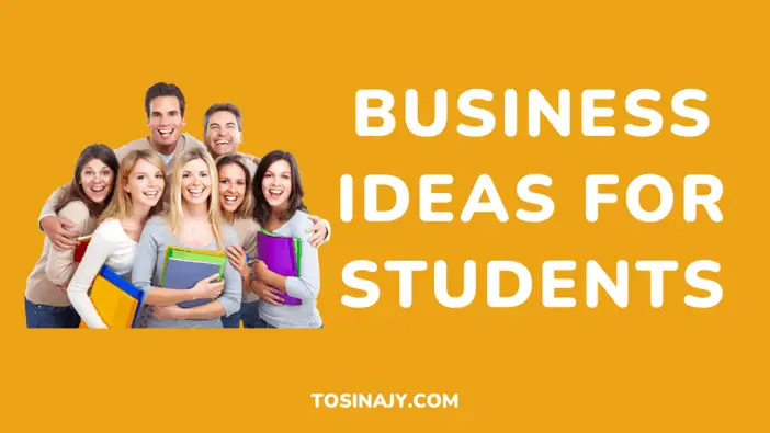 Business Ideas For Students - Tosinajy