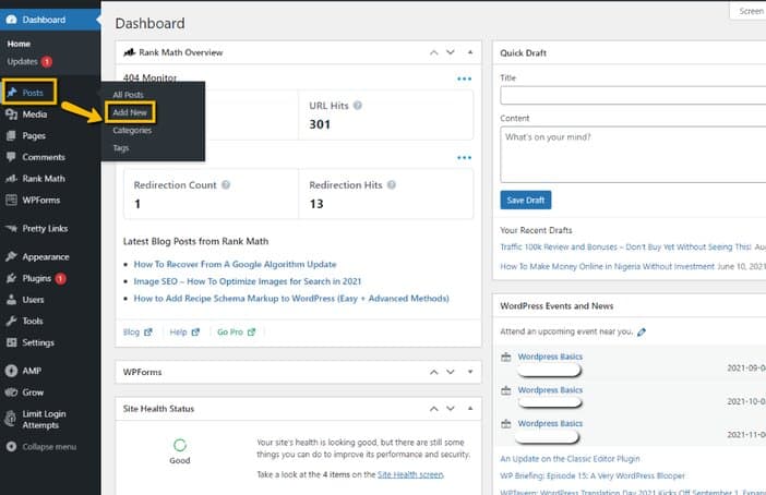 Locating WordPress Post Page Tosinajy