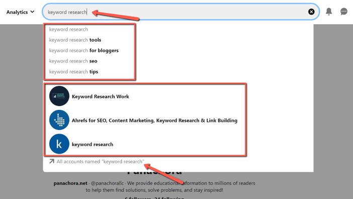 Pinterest keyword research guide Tosinajy