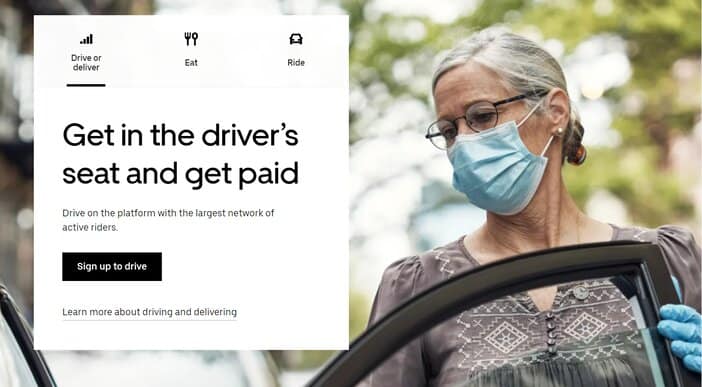 Uberr App Homepage - Best App to Get Paid While Driving Tosinajy