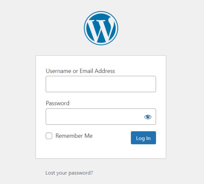 WordPress Login Page Tosinajy