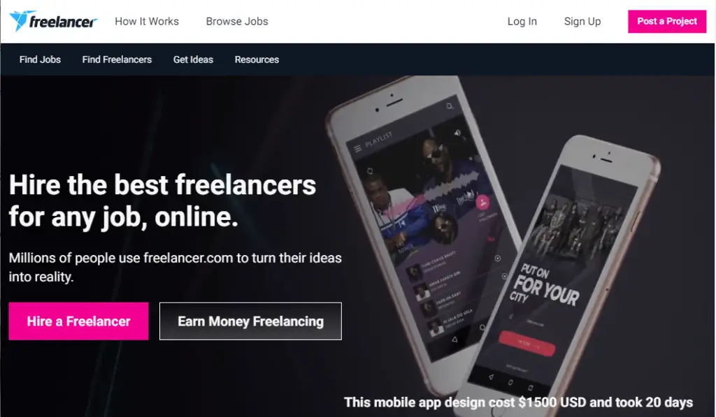 Freelancer Homepage - Tosinajy
