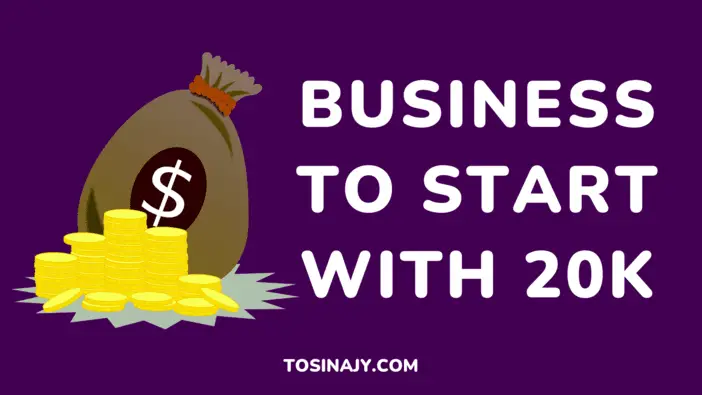 Business To Start With 20k - Tosinajy