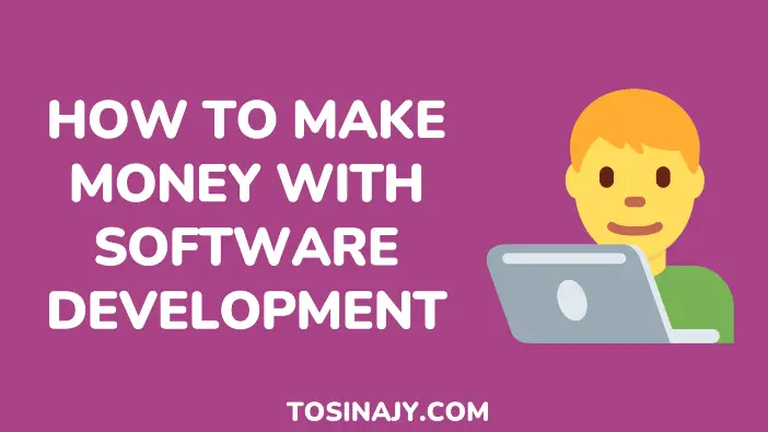 How to make money with software development - tosinajy