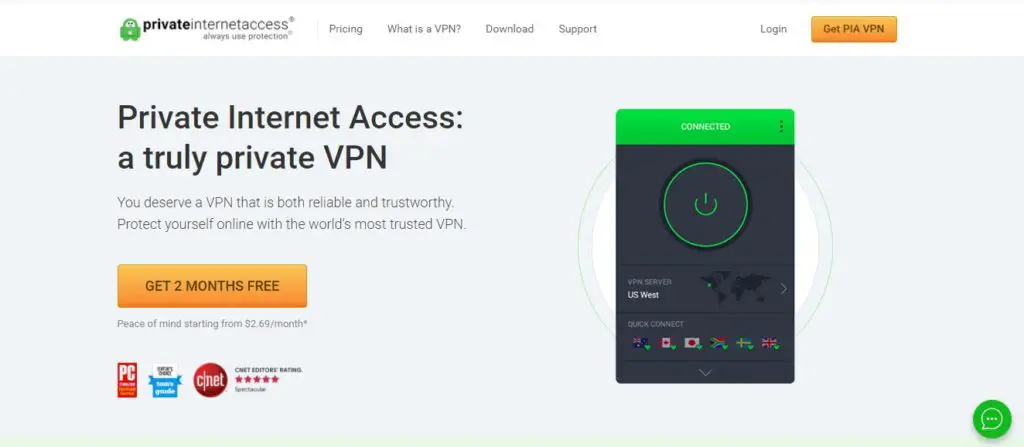 Private Internet Access - image
Best VPN Providers