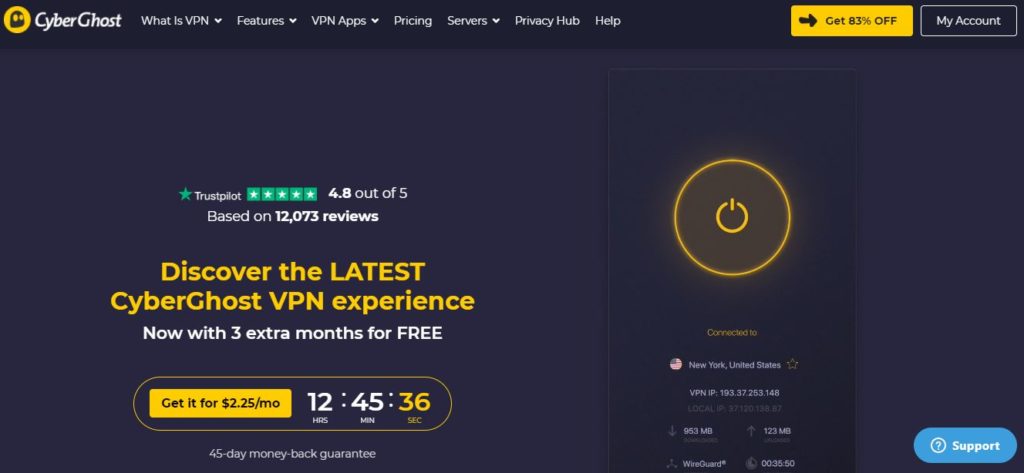 cyberghost-image
Best VPN providers